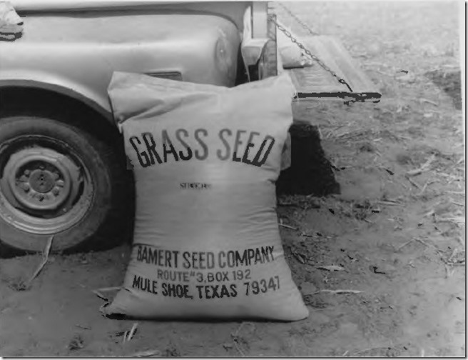 Old Bag of Seed from Clayton NM SWCD